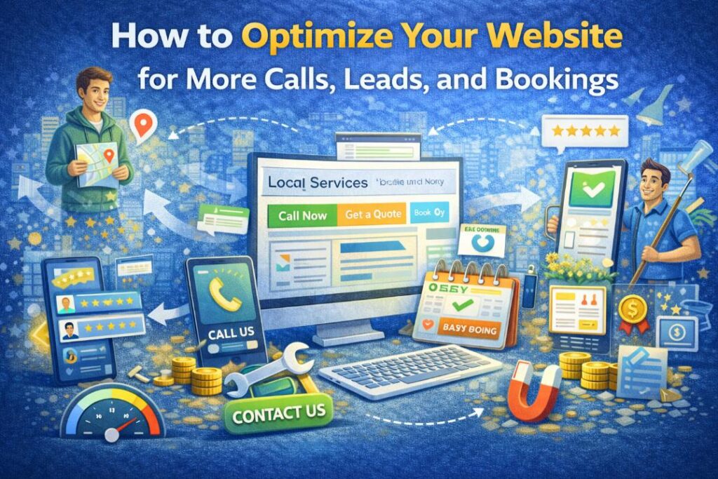 How to Optimize Your Website for More Calls, Leads, and Bookings