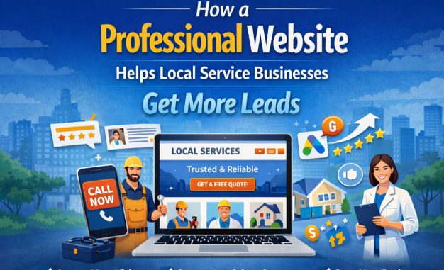 How a Professional Website Helps Local Service Businesses Get More Leads